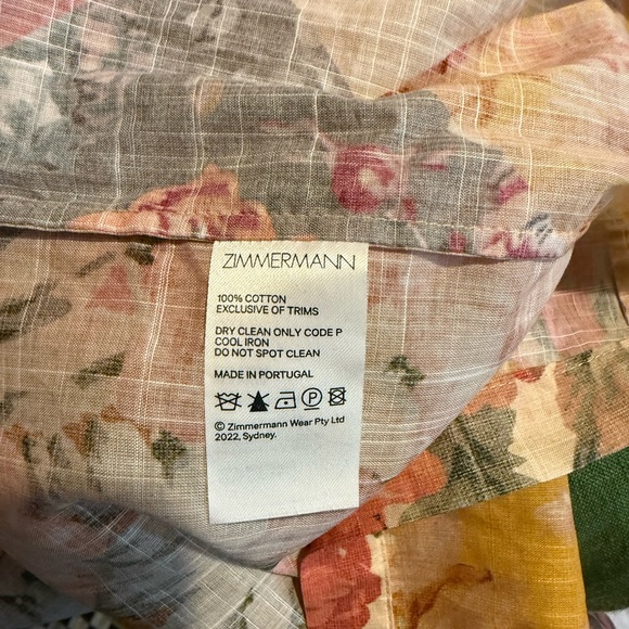 ZIMMERMANN NWT PATTIE PATCHWORK LONG DRESS SIZE 0 - Picture 10 of 11